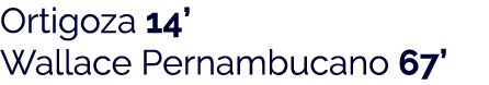 Ortigoza 14  Wallace Pernambucano 67 