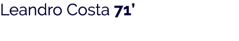 Leandro Costa 71  
