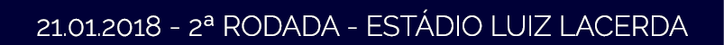 21 01 2018 - 2  RODADA - EST DIO LUIZ LACERDA